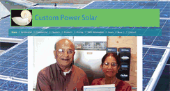 Desktop Screenshot of custompowersolar.com